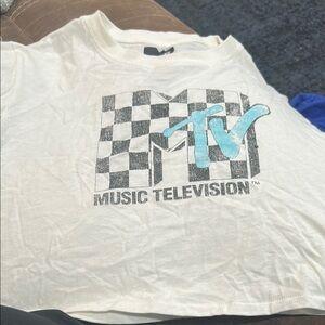 MTV Music Television White T-Shirt